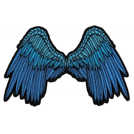 P3200 Small Beautiful Angel Wings Blue Patch-Daniel Smart Mfg - Retail