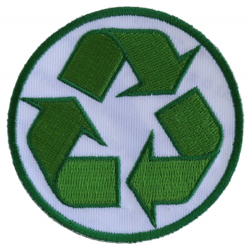 P5403 Recycle Sign Novelty Iron on Patch-Daniel Smart Mfg - Retail