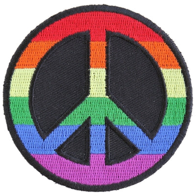 P5451 Rainbow Peace Patch-Patches-Daniel Smart Mfg - Retail