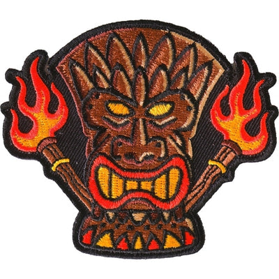 P6708 Tiki Totem Iron on Patch-Patches-Daniel Smart Mfg - Retail