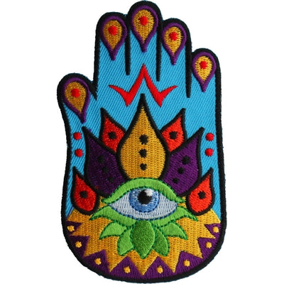 P6730 Spiritual Hand Iron on Patch-Patches-Daniel Smart Mfg - Retail