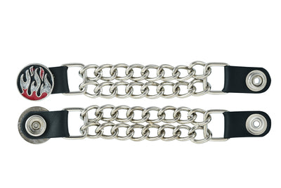 PKV144D Vest Extender - Flame Red/Silver-Vest Extenders-Daniel Smart Mfg - Retail