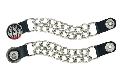 PKV144D Vest Extender - Flame Red/Silver-Vest Extenders-Daniel Smart Mfg - Retail