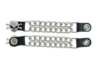 PKV147D Vest Extender - Skull W/Bones-Vest Extenders-Daniel Smart Mfg - Retail