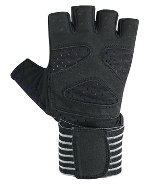 Power Palm Weightlifting and Gym Workout Glove Black-Safety Gloves-Daniel Smart Mfg - Retail