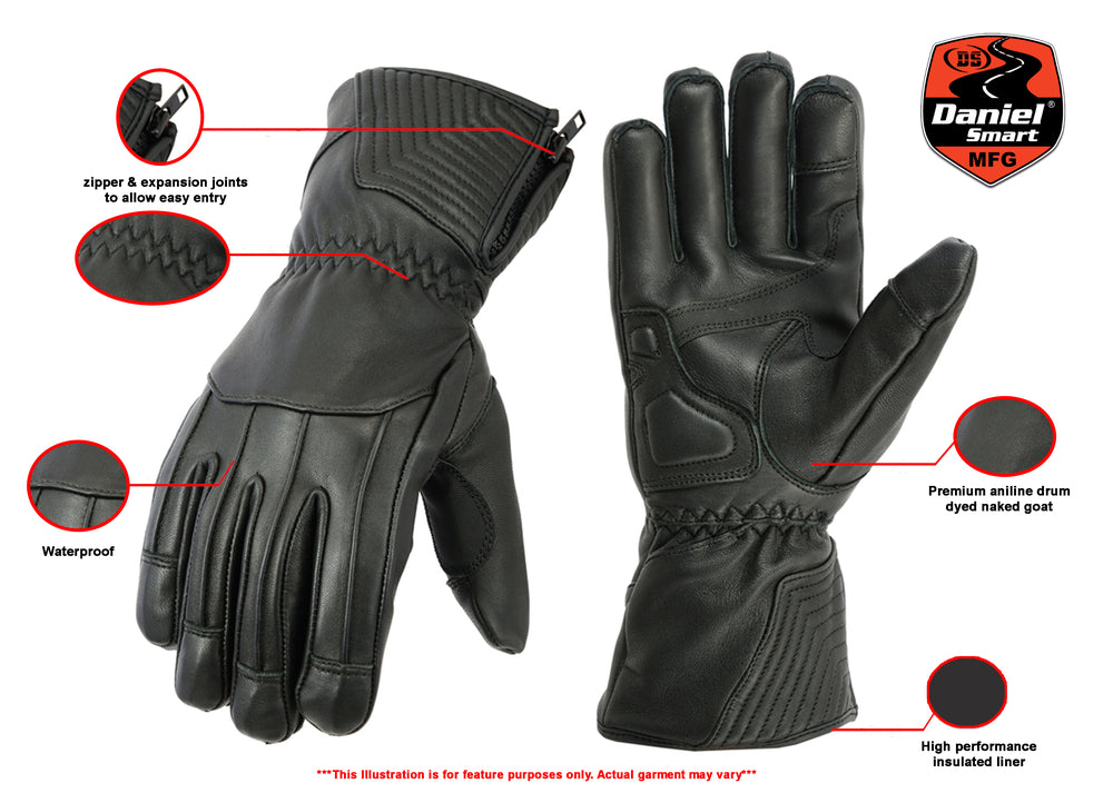PowerDrive ColdGear - Men's Gauntlet Gloves-Mens Gauntlet Gloves-Daniel Smart Mfg - Retail