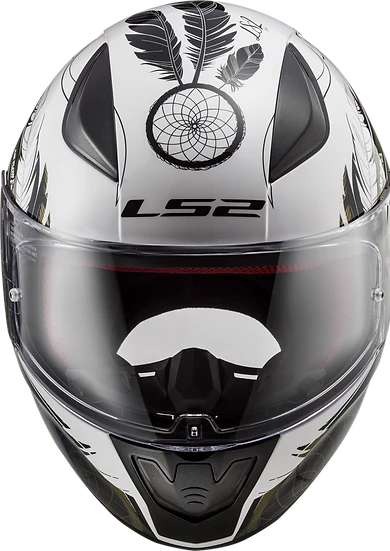 Rapid II Dreamcatcher Full Face Motorcycle Helmet Chameleon/White-Daniel Smart Mfg - Retail