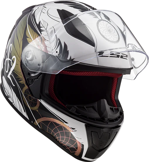 Rapid II Dreamcatcher Full Face Motorcycle Helmet Chameleon/White-Daniel Smart Mfg - Retail