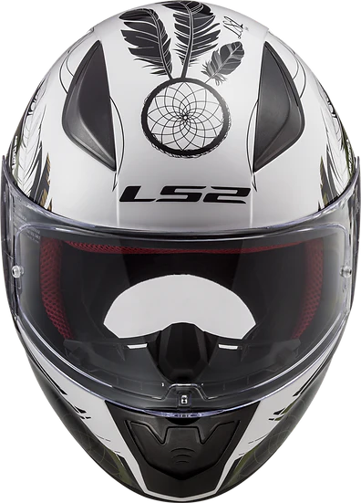 Rapid II Dreamcatcher Full Face Motorcycle Helmet Chameleon/White LS2 Helmets