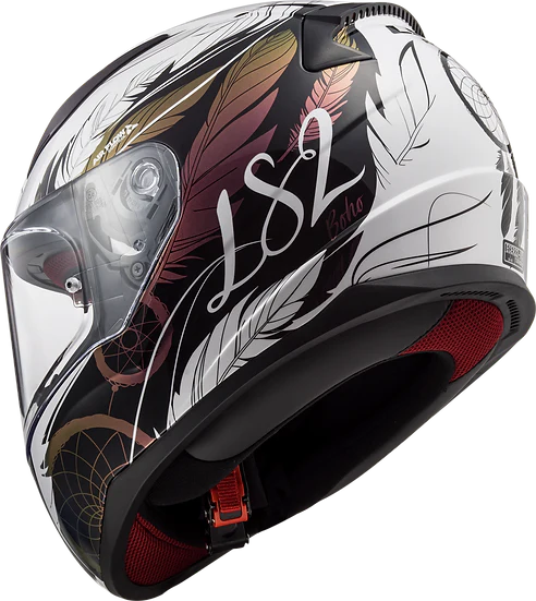Rapid II Dreamcatcher Full Face Motorcycle Helmet Chameleon/White LS2 Helmets
