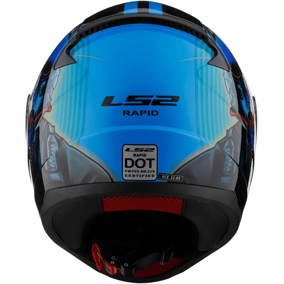 Rapid Mach II Full Face Motorcycle Helmet Matte Black-Helmets-Daniel Smart Mfg - Retail
