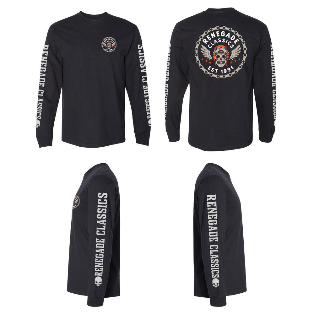 RC7002 Chain Skull Long Sleeve-Mens Shirts-Daniel Smart Mfg - Retail