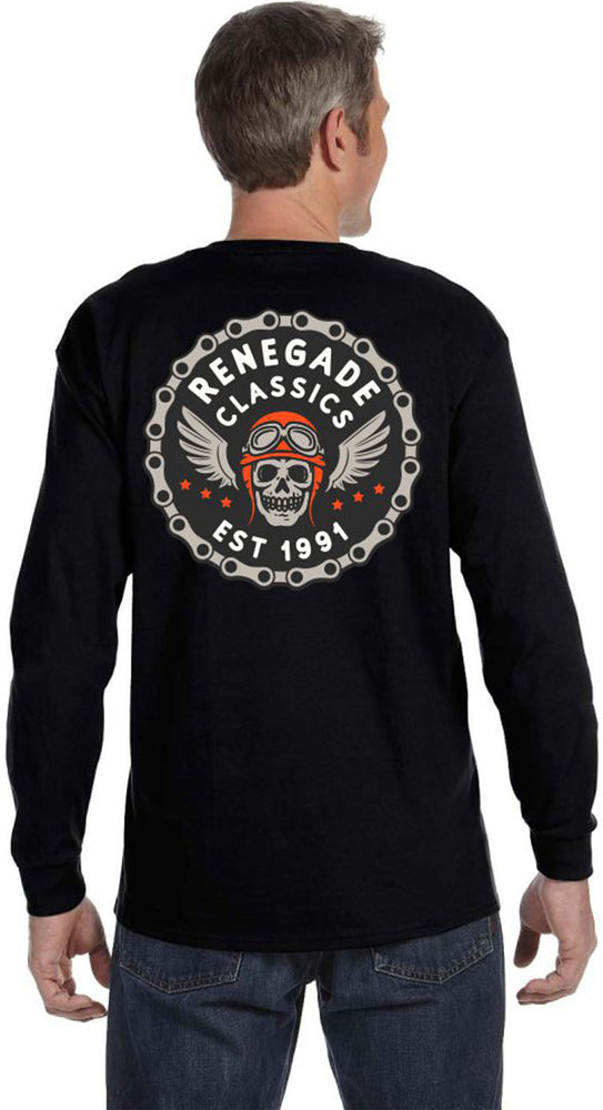 RC7002 Chain Skull Long Sleeve-Mens Shirts-Daniel Smart Mfg - Retail