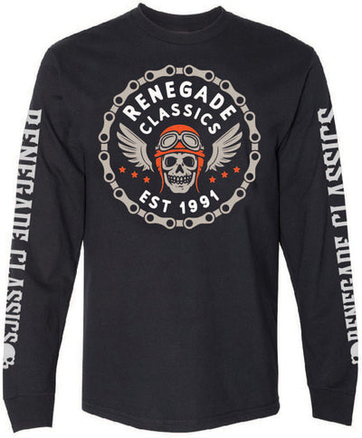 RC7002 Chain Skull Long Sleeve-Mens Shirts-Daniel Smart Mfg - Retail