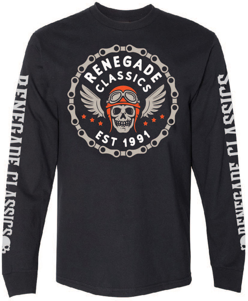 RC7002 Chain Skull Long Sleeve-Mens Shirts-Daniel Smart Mfg - Retail