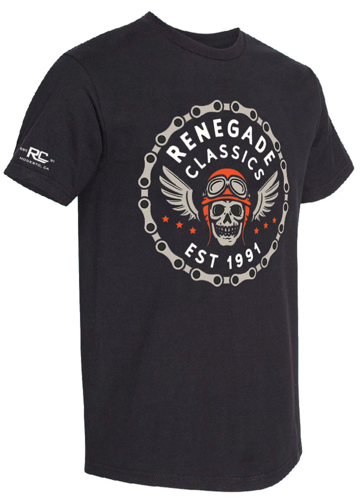 RC8006 Chain Skull Tshirt-Mens Shirts-Daniel Smart Mfg - Retail