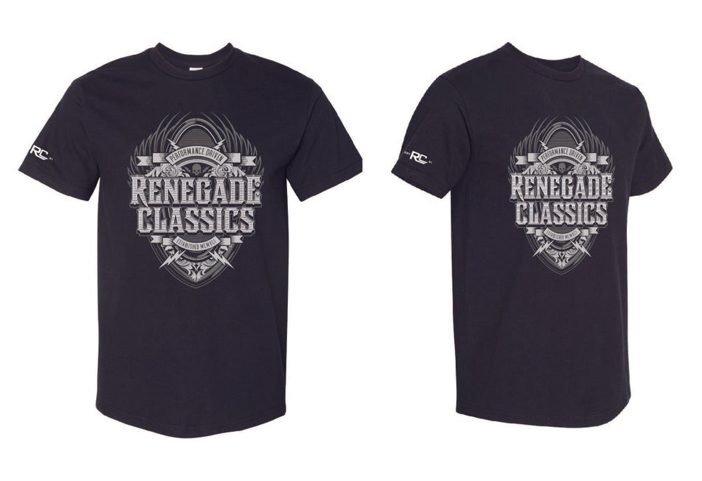 RC8011 RENEGADE CLASSICS SHIELD TSHIRT-Mens Shirts-Daniel Smart Mfg - Retail