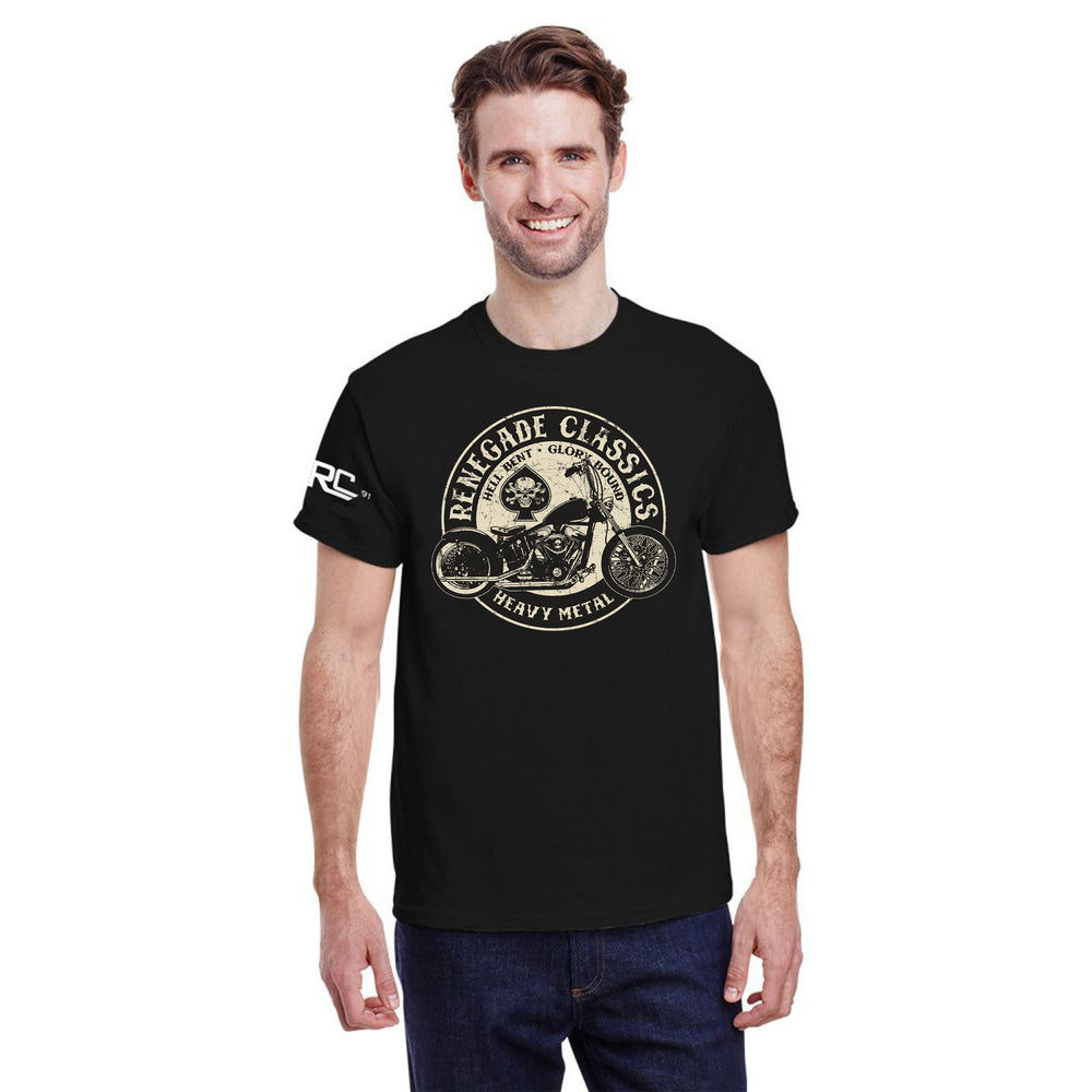 RC8013 RENEGADE CLASSICS GLORY BIKE TSHIRT-Daniel Smart Mfg - Retail