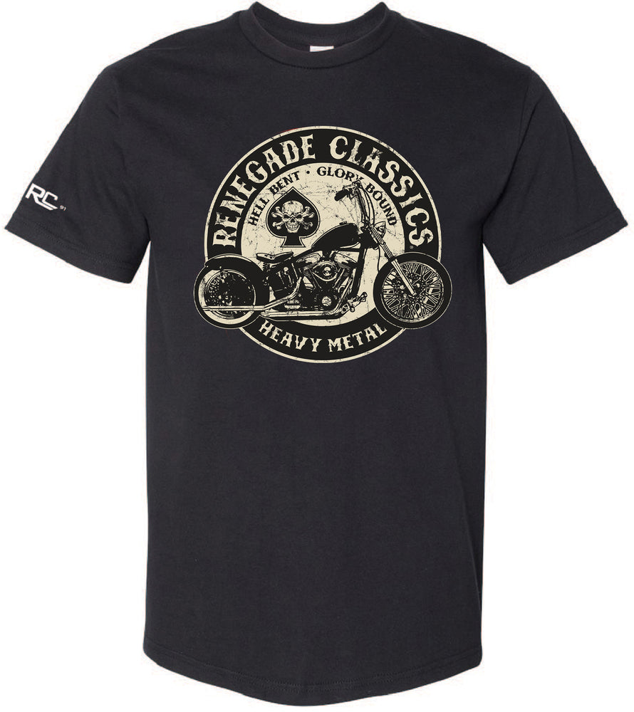 RC8013 RENEGADE CLASSICS GLORY BIKE TSHIRT-Daniel Smart Mfg - Retail