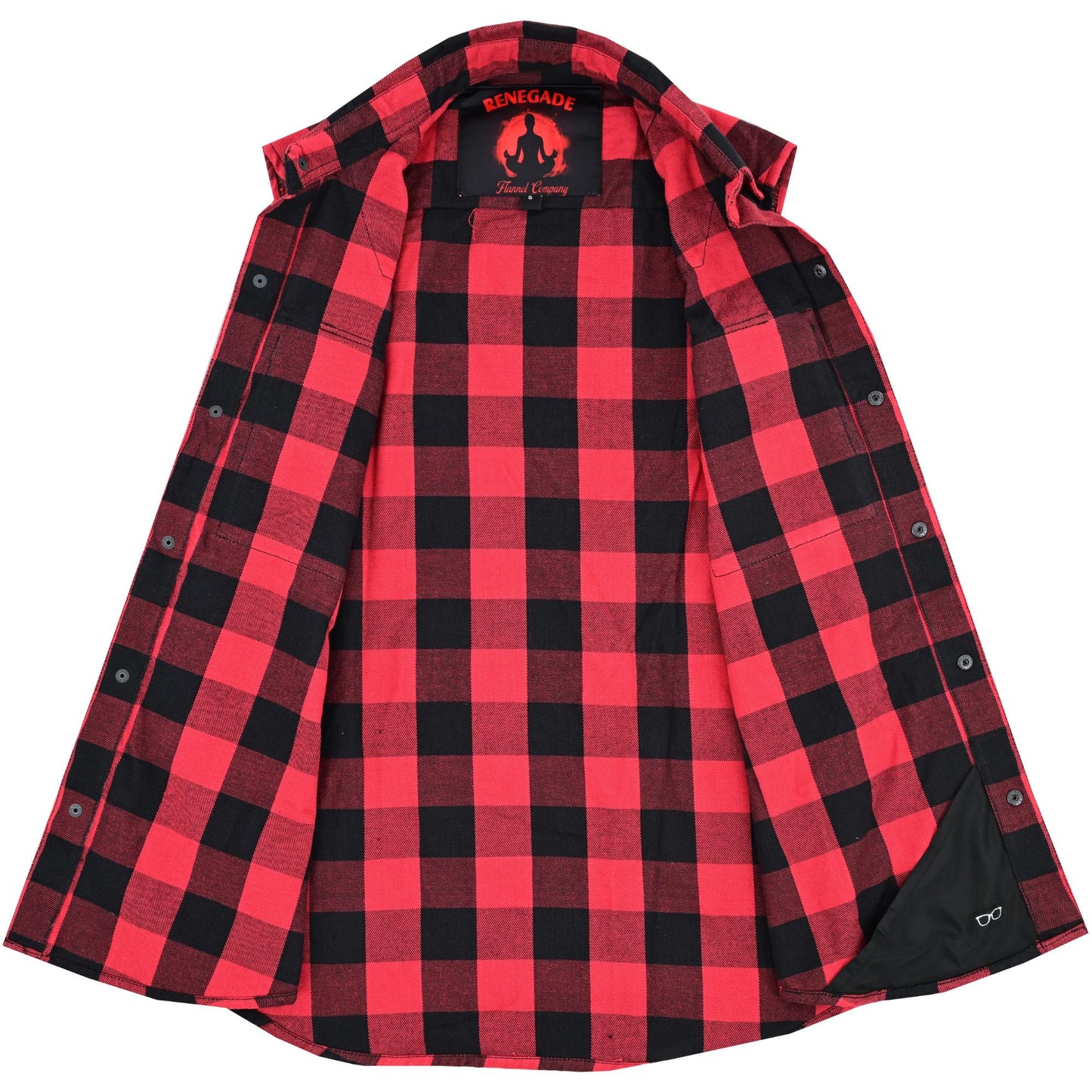 Red Styler Men's Red and Black Sleeveless Flannel-Daniel Smart Mfg - Retail