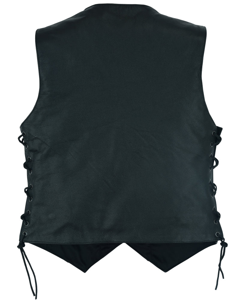 Revenge Ride - Women's Leather Vest-Womens Leather Vests-Daniel Smart Mfg - Retail