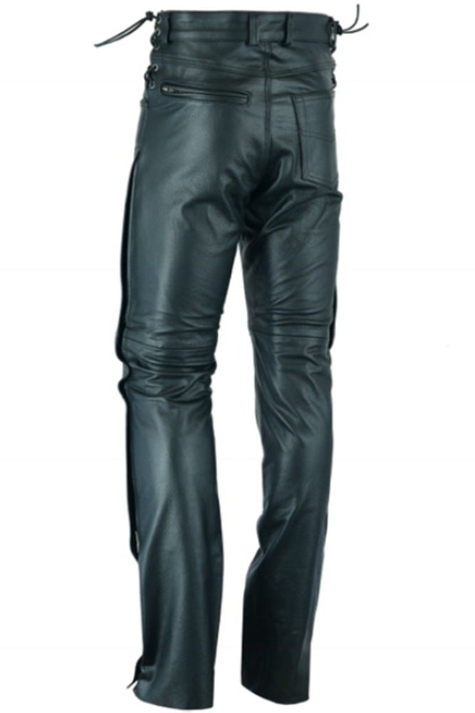 Road Rebel - Men's Motorcycle Leather Pants-Unisex Chaps & Pants-Daniel Smart Mfg - Retail