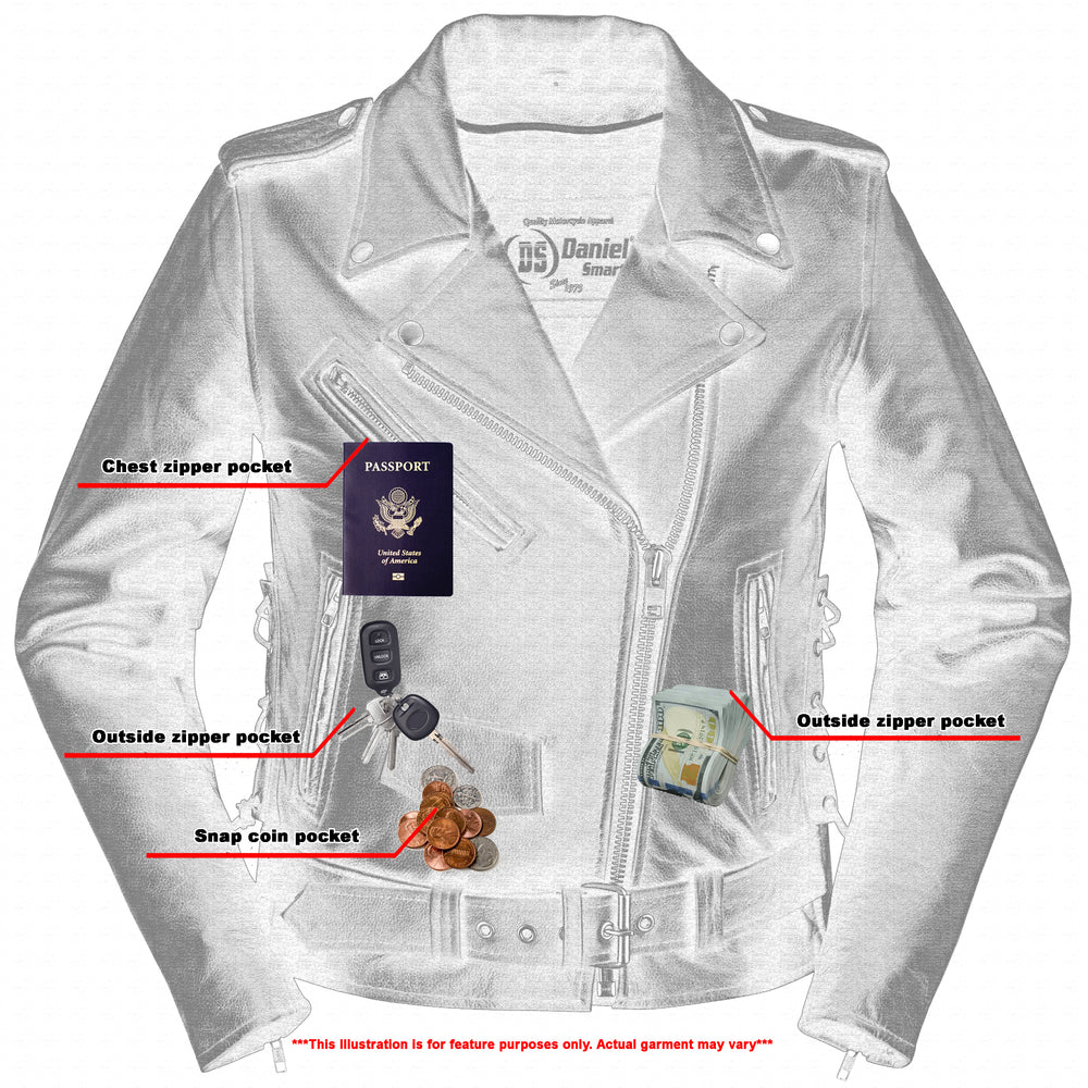 Rogue Empress - Women's Leather Jacket-Womens Leather Motorcycle Jackets-Daniel Smart Mfg - Retail