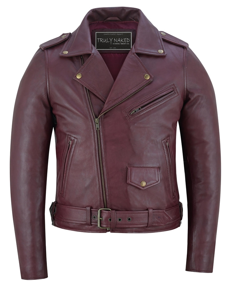 Rose Glow Women's Oxblood Fashion Leather Jacket-Daniel Smart Mfg - Retail