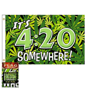 Sf420s 4:20 Somewhere 3x5 Flag-Flags-Daniel Smart Mfg - Retail