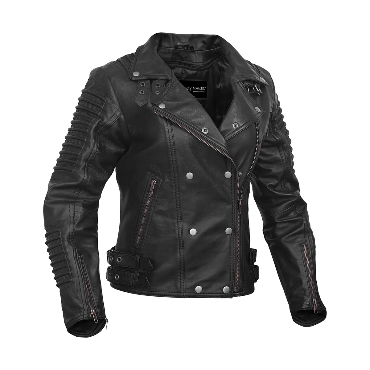 Shadow Queen Women's Leather Jacket | Edgy & Bold Design