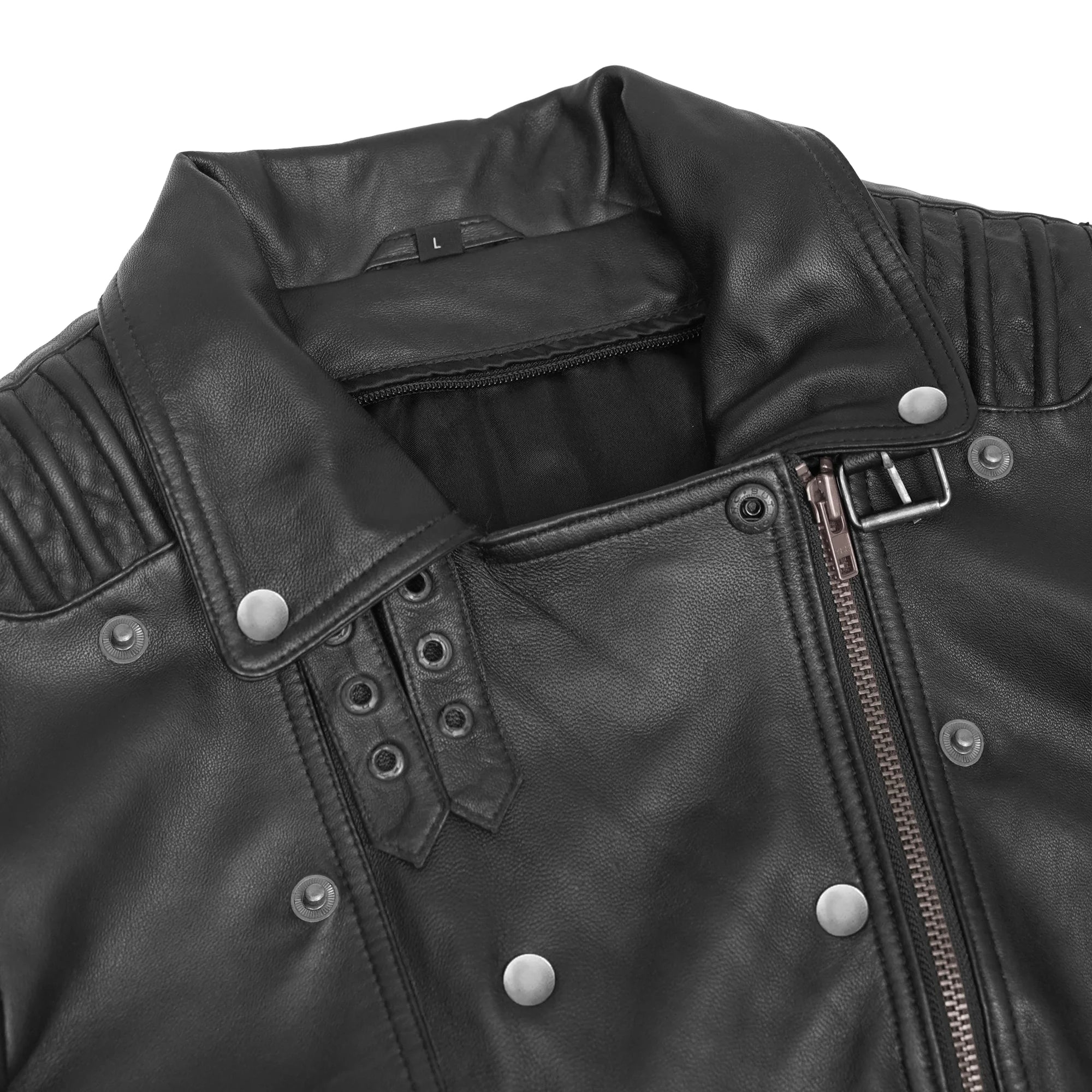 Shadow Queen Women's Leather Motorcycle Jacket