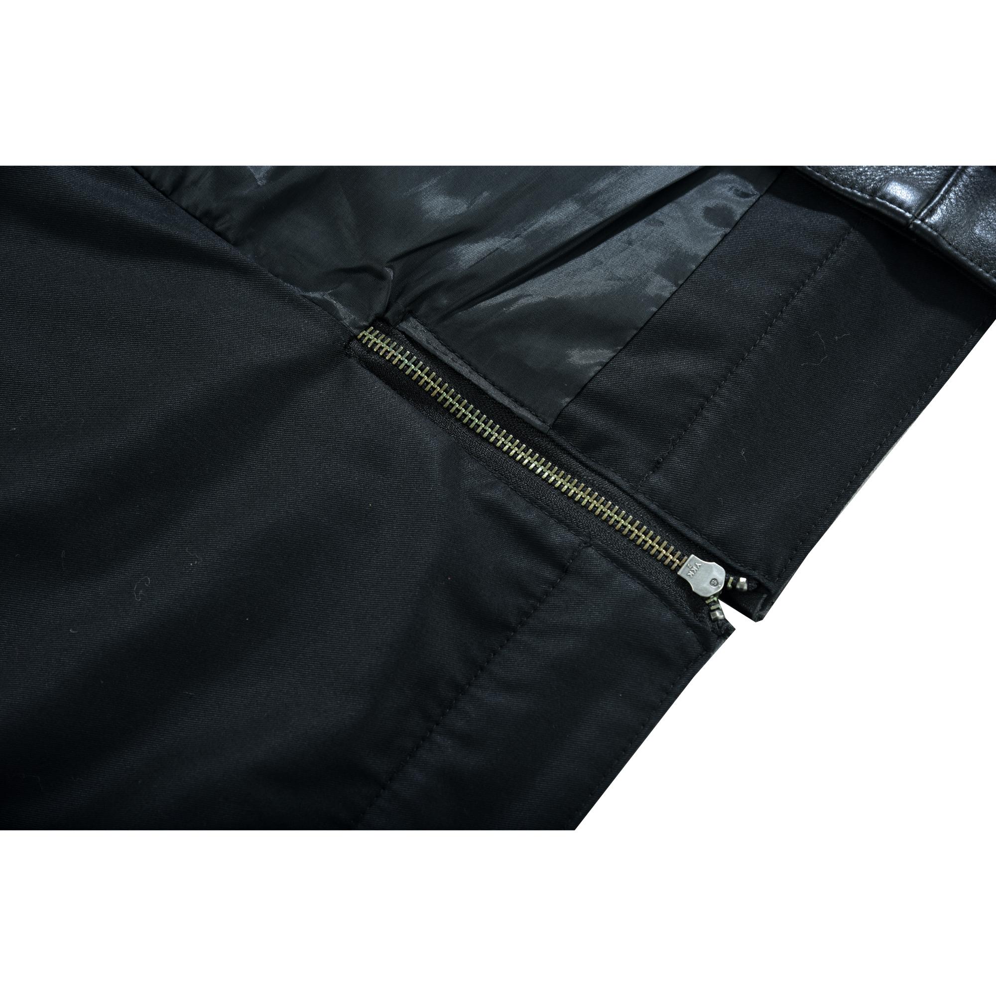 Sideon - Men's Motorcycle Leather Vest-Mens Leather Vests-Daniel Smart Mfg - Retail