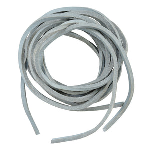 SLWHITE 6 Feet Leather Laces - White-Leather Laces-Daniel Smart Mfg - Retail