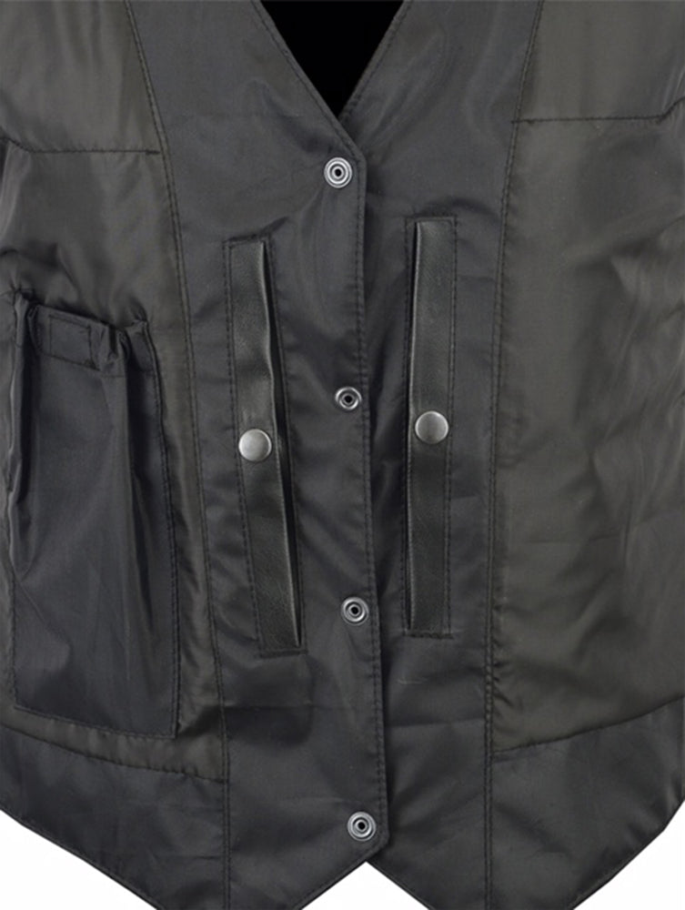 Snare - Women's Leather Vest-Womens Leather Vests-Daniel Smart Mfg - Retail