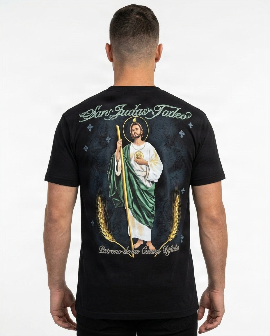San Judas Tadeo Prayer Graphic Tee