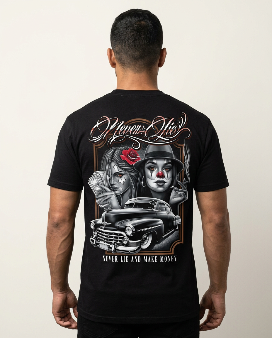 Never Lie and Make Money Graphic Tee