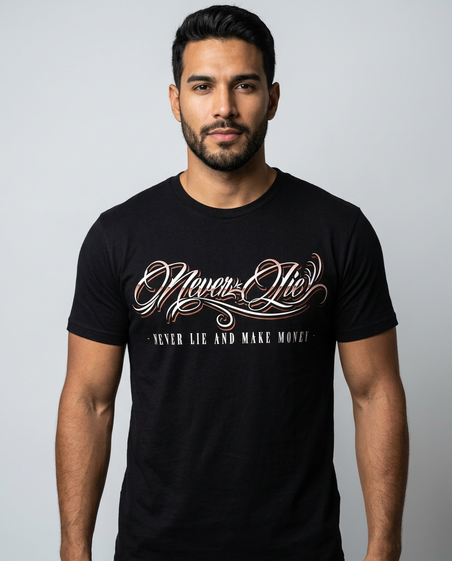 Never Lie and Make Money Graphic Tee