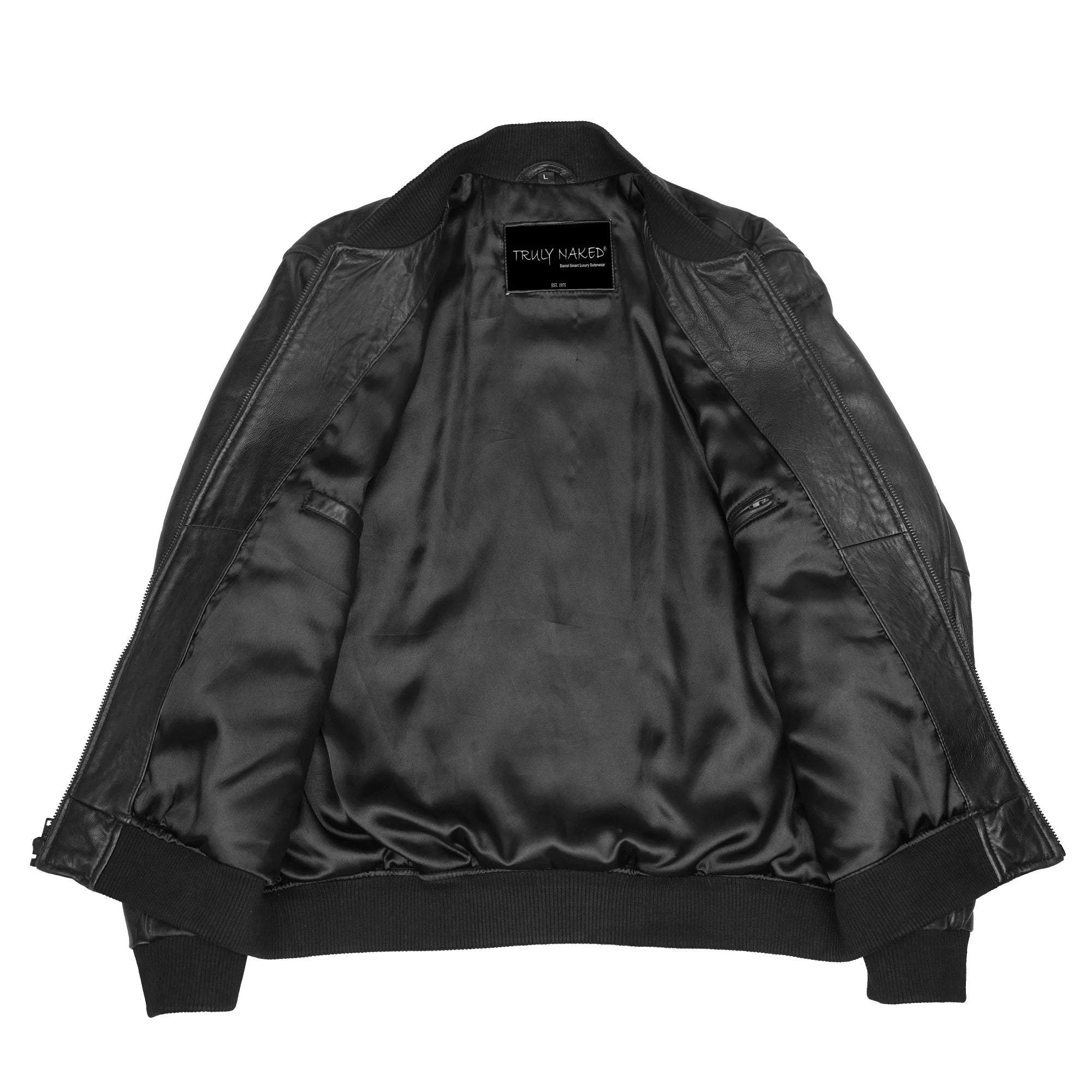 Lancer™ Men's Leather Bomber Motorcycle Jacket Lancer™ Men's Leather Bomber Motorcycle Jacket