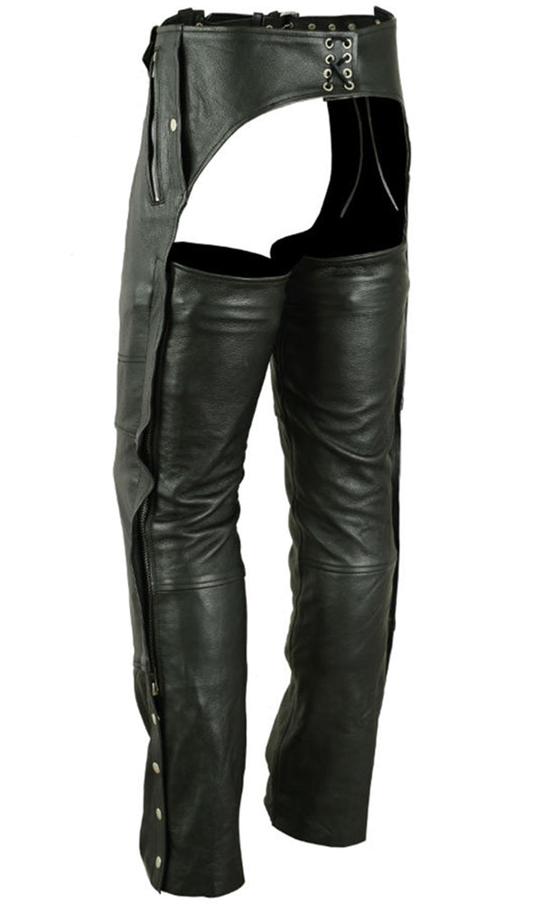 StormGuard - Unisex Motorcycle Leather Chaps-Unisex Chaps & Pants-Daniel Smart Mfg - Retail