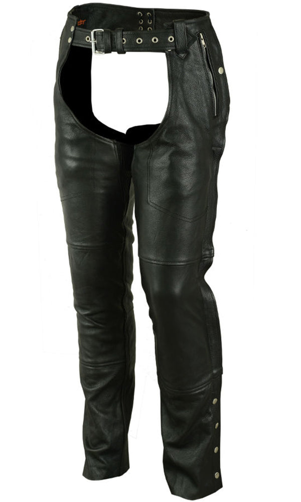 StormGuard - Unisex Motorcycle Leather Chaps-Unisex Chaps & Pants-Daniel Smart Mfg - Retail