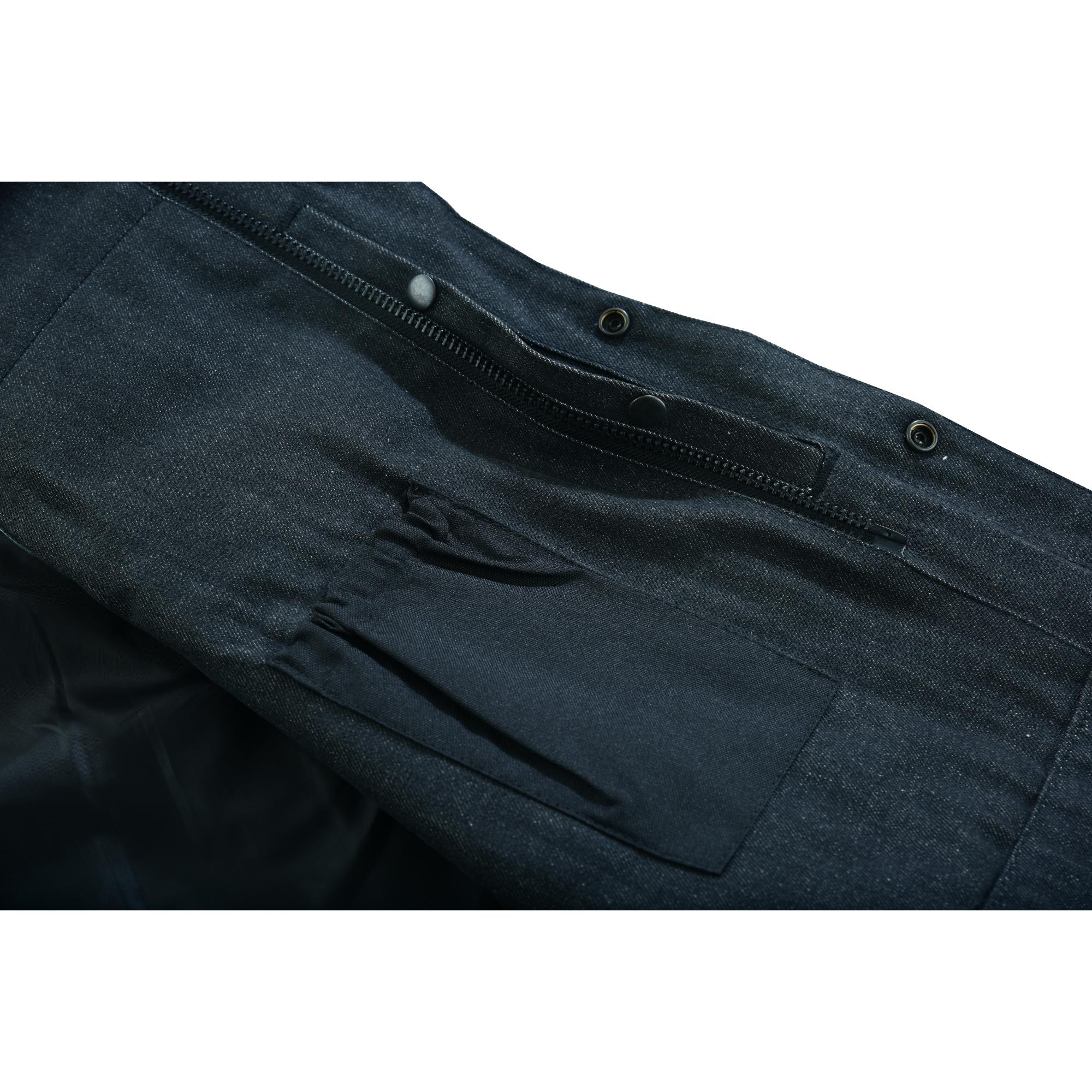 Teller - Motorcycle Denim Vest-Mens Denim Vests-Daniel Smart Mfg - Retail