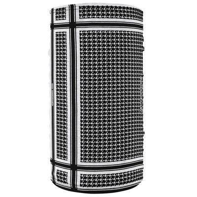 TF235BW Motley Tube® Fleece Lined- Houndstooth, Black and White-Head/Neck/Sleeve Gear-Daniel Smart Mfg - Retail