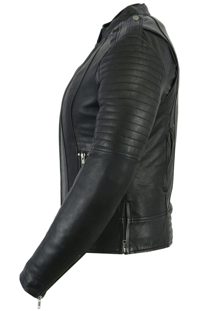 Thunder Rose - Women's Leather Jacket-Womens Leather Motorcycle Jackets-Daniel Smart Mfg - Retail