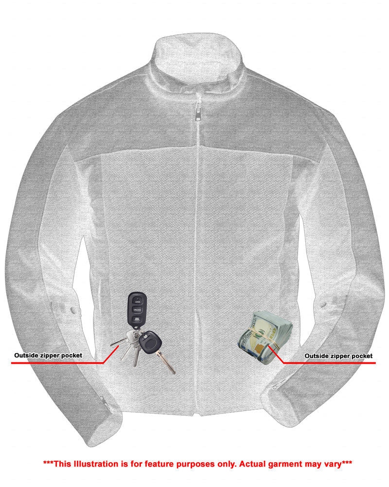 ThunderStrike - Men's Textile Motorcycle Jacket-Mens Textile Motorcycle Jackets-Daniel Smart Mfg - Retail