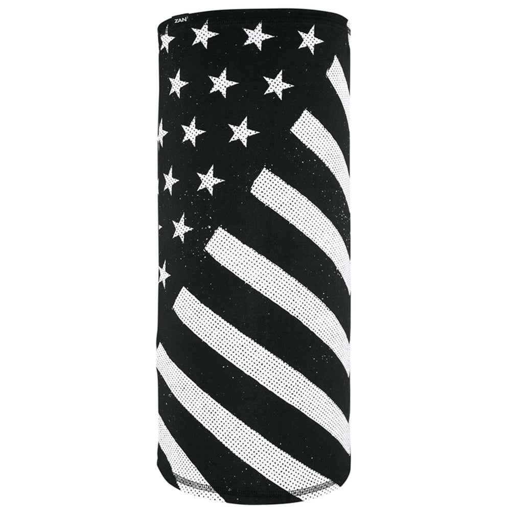 TL091 Motley Tube®, SportFlex(tm) Series- Black & White Flag-Daniel Smart Mfg - Retail