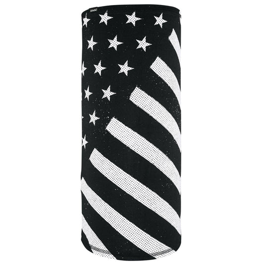 TL091 Motley Tube®, SportFlex(tm) Series- Black & White Flag-Daniel Smart Mfg - Retail