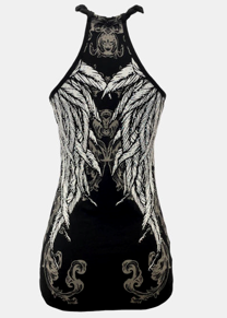 Twist Noir - Women's Tank Top-Womens Shirts-Daniel Smart Mfg - Retail