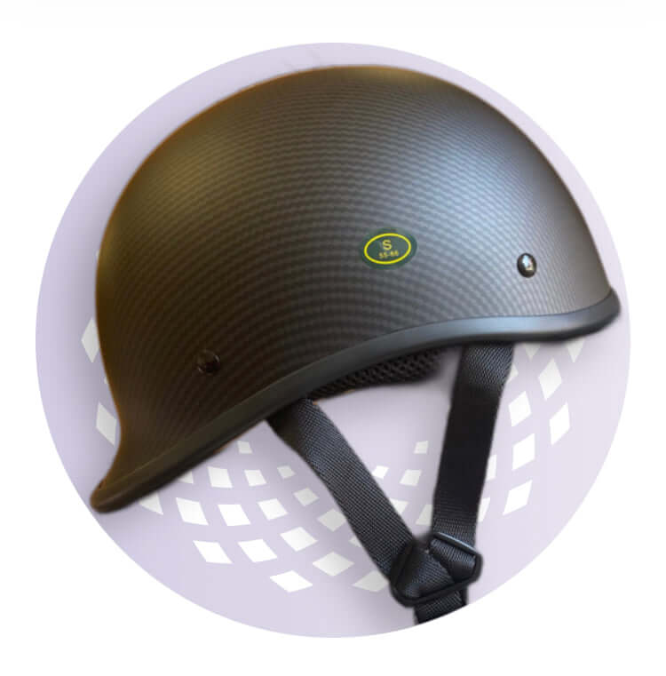 Twister 2.0 with Carbon Fiber Look - Reversible Beanie DOT Helmet-Daniel Smart Mfg - Retail