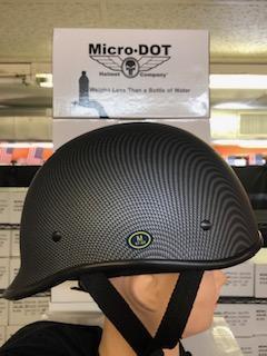 Twister Carbon Fiber Look - Reversible Beanie DOT Helmet-Daniel Smart Mfg - Retail