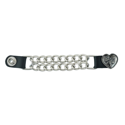 VE133D Vest Extender - Heart Rose-Vest Extenders-Daniel Smart Mfg - Retail